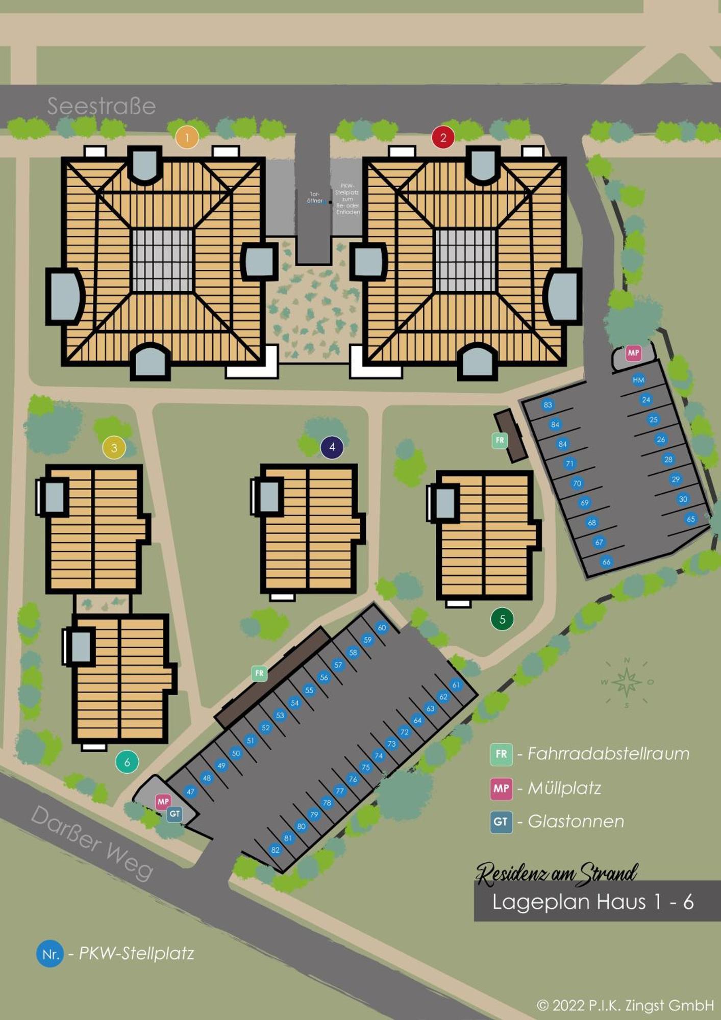 Residenz Am Strand Wohnung 1-17 Zingst Eksteriør bilde